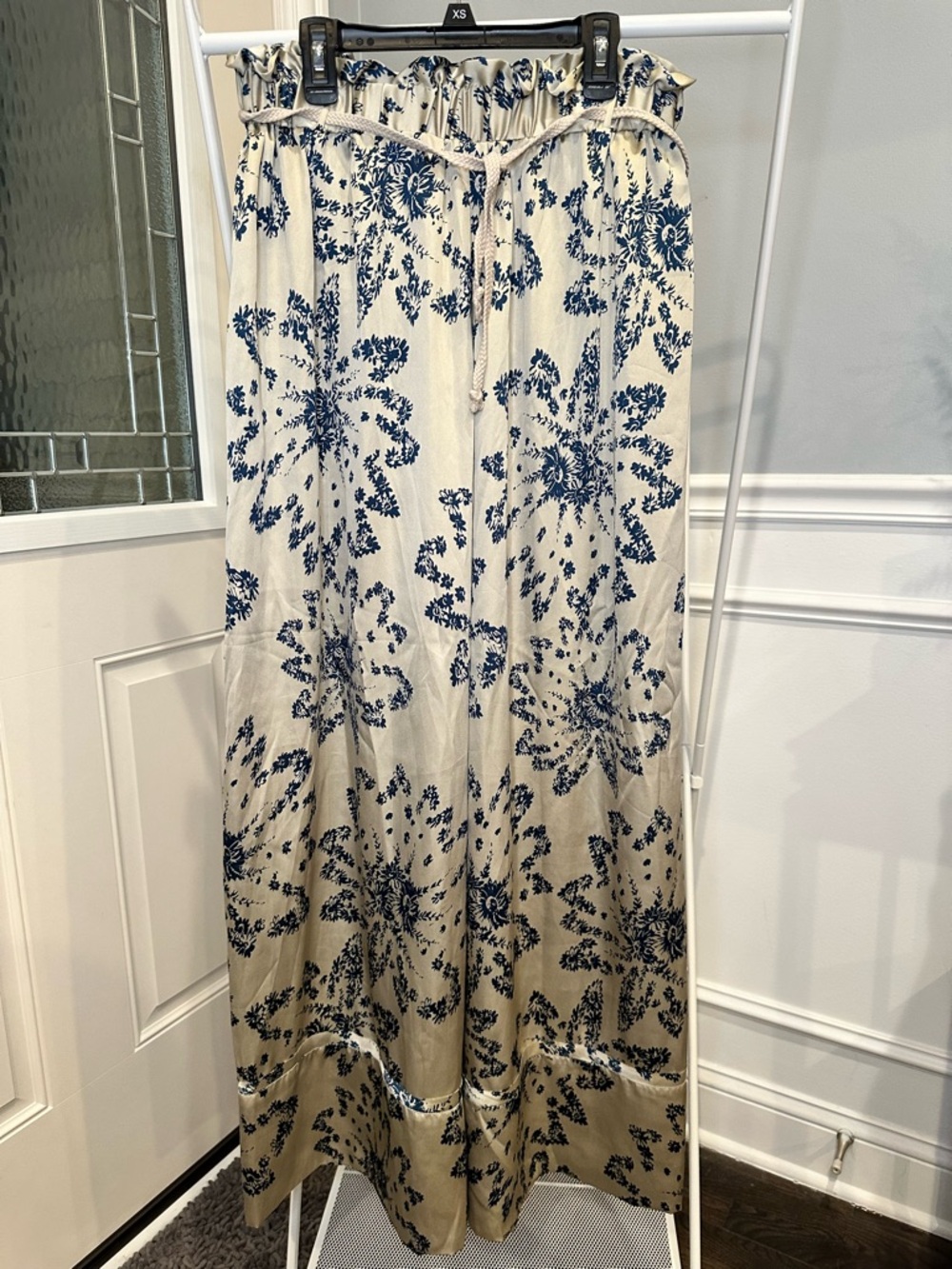 NWOT Intimately Free People Navy Floral Wide Leg Pants